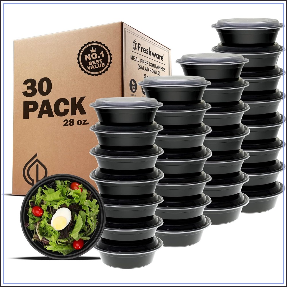 Meal Prep Containers - Recipientes para Preparação de Refeições com