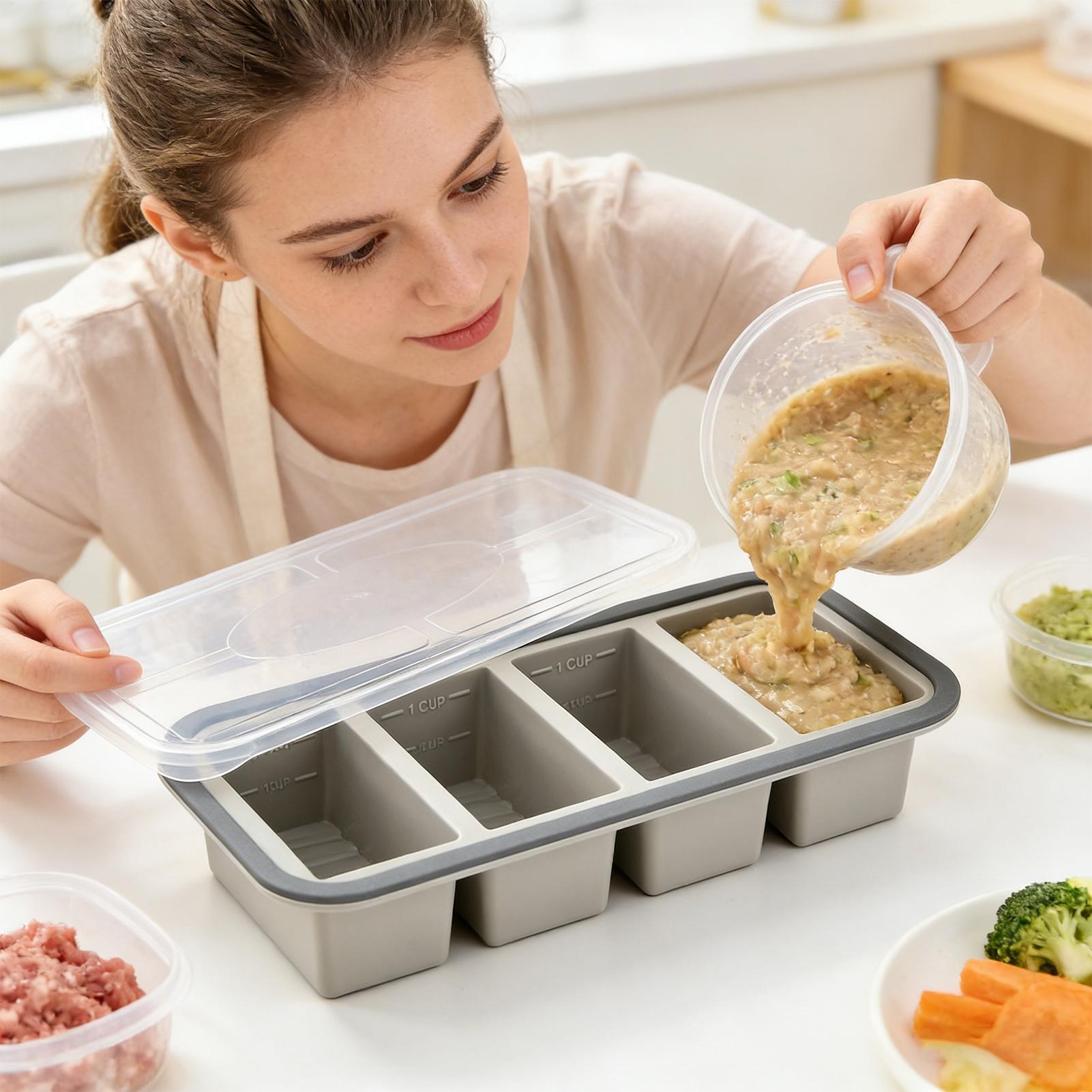 Formas de Silicone para Congel - Meal Prep Template avaliação e preço