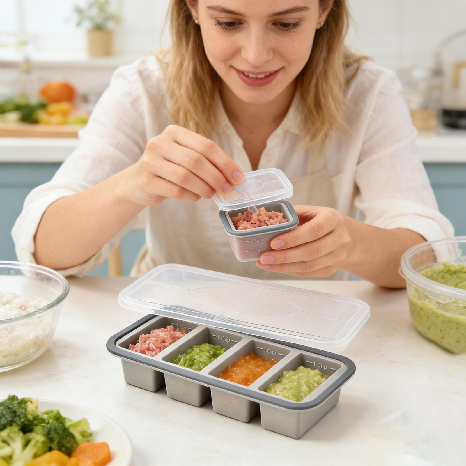 Formas de Silicone para Congel - Meal Prep Template avaliação e preço