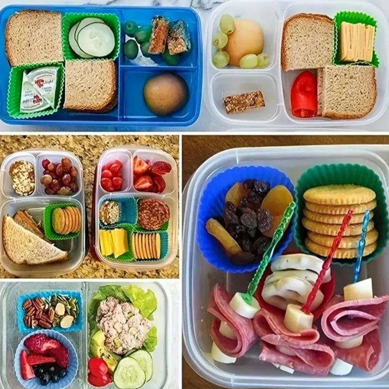 ● Divisórias de silicone para  - Meal Prep Template avaliação e preço