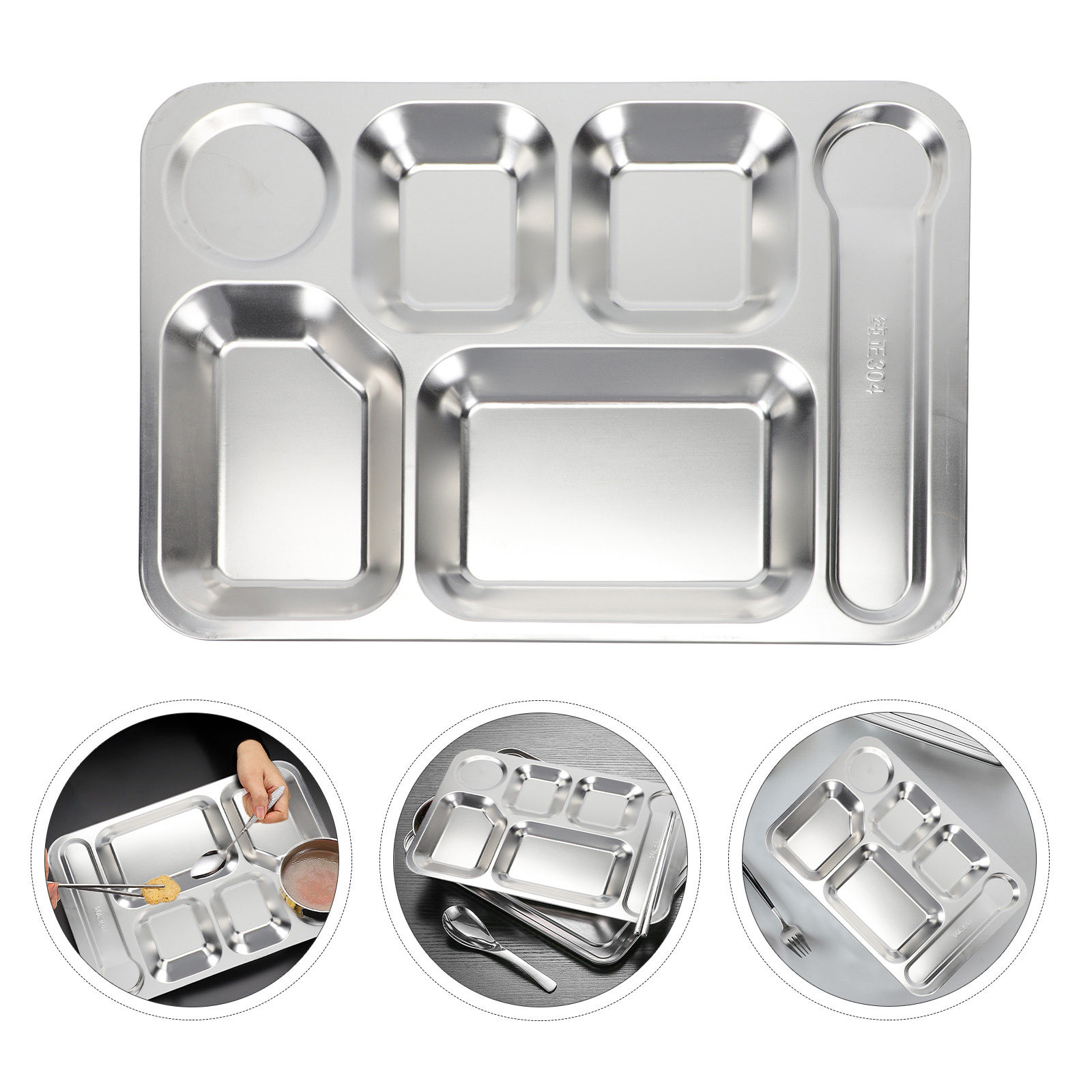 1 unidade de bandeja para almo - Meal Prep Containers avaliação e preço
