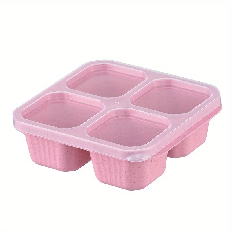 Snack Box com 4 tampas transpa - Meal Prep Containers avaliação e preço