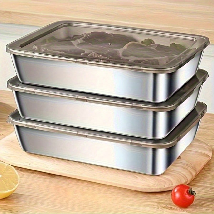 Conjunto de 6 Peças (3 Caixas  - Meal Prep Containers avaliação e preço