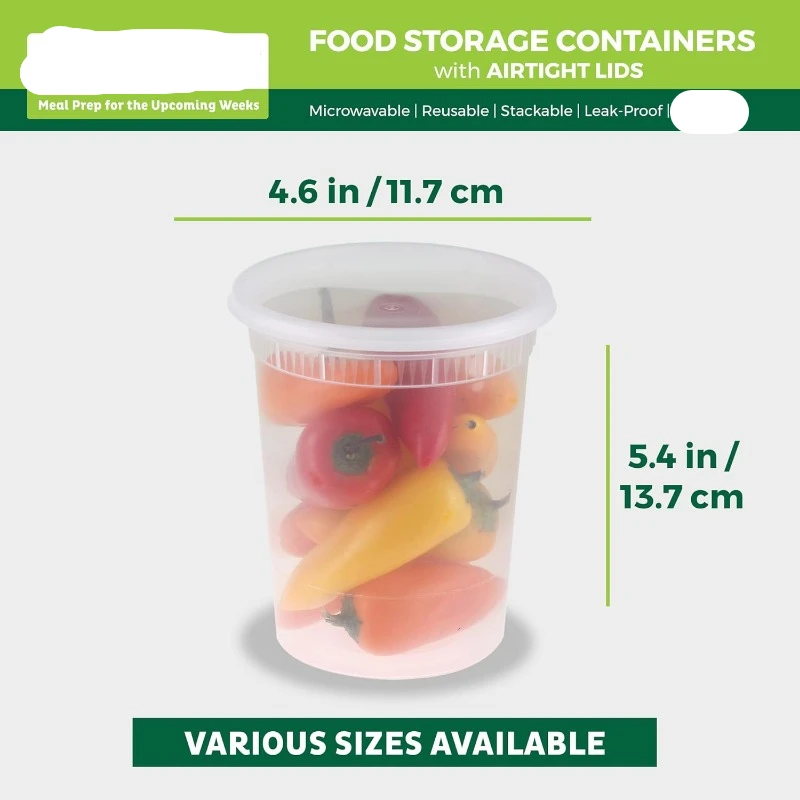 Embalagens de plástico com tam - Meal Prep Containers avaliação e preço