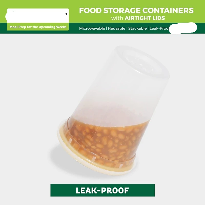 Embalagens de plástico com tam - Meal Prep Containers avaliação e preço