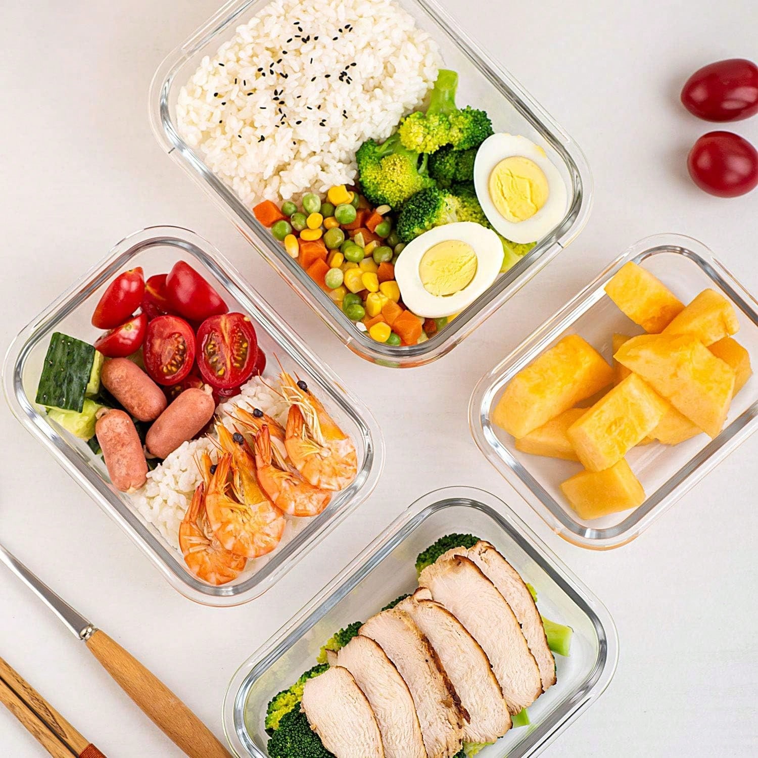 Conjunto de 10 Recipientes de  - Meal Prep Containers avaliação e preço
