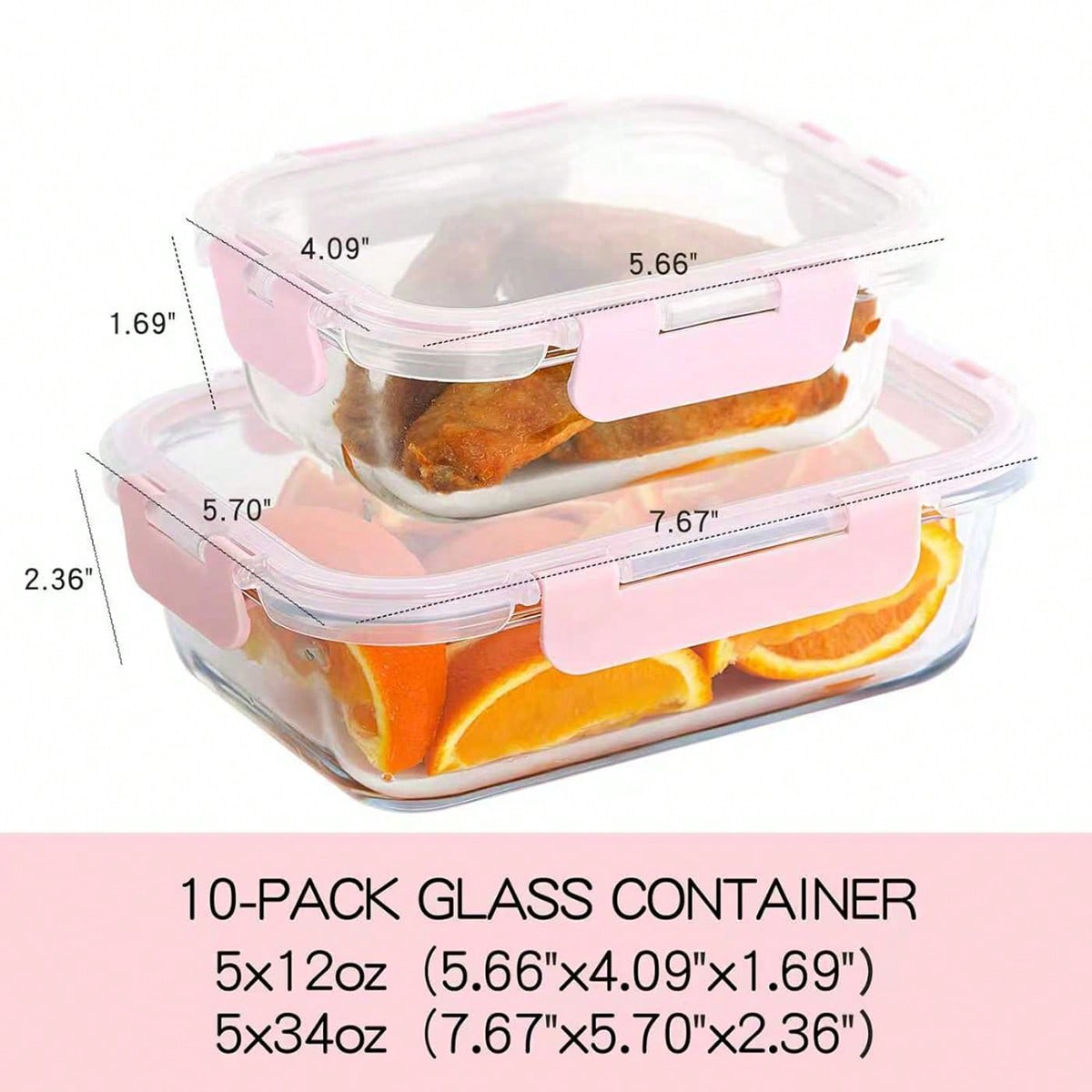Conjunto de 10 Recipientes de  - Meal Prep Containers avaliação e preço