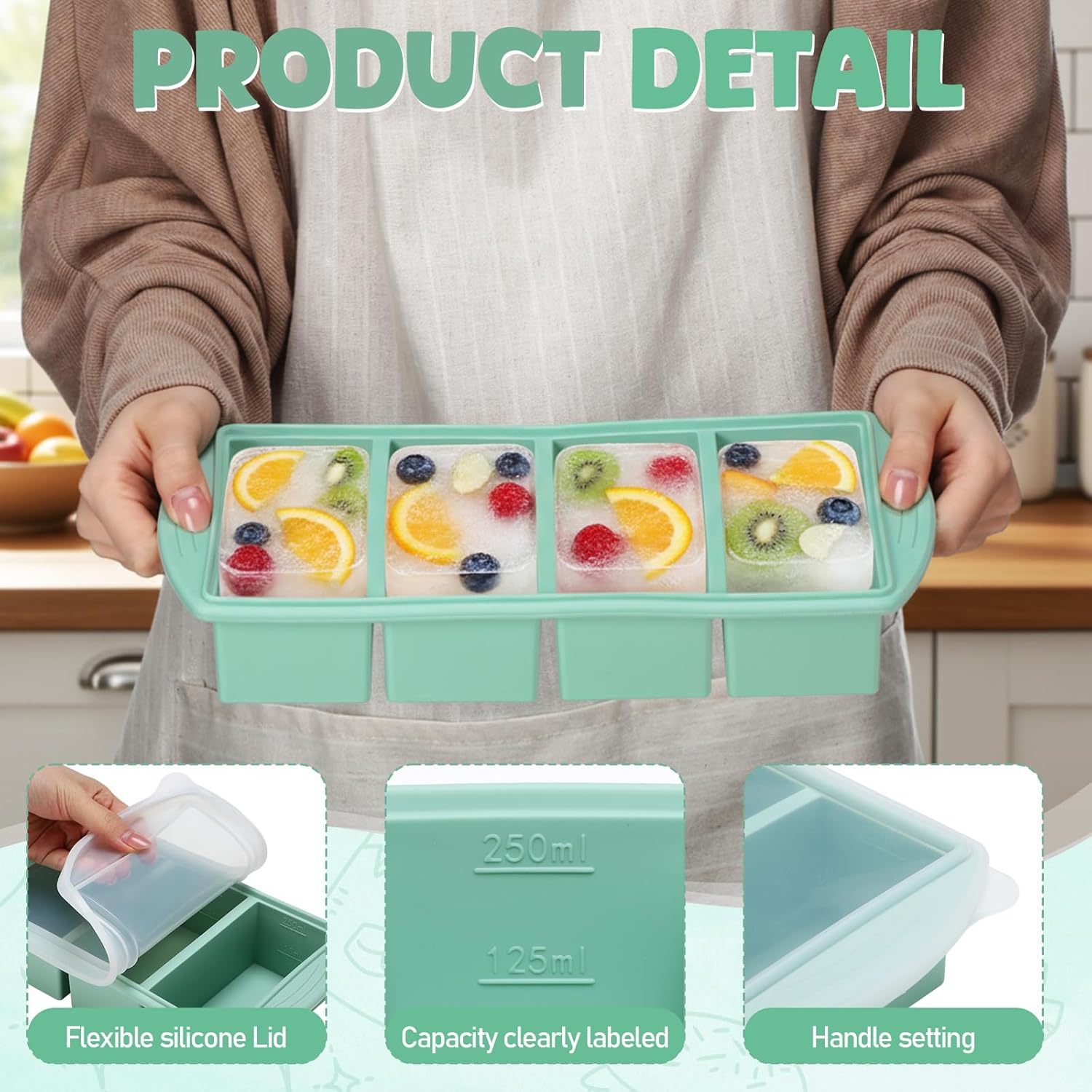 Forma de Silicone para Congela - Meal Prep Chia Pudding avaliação e preço