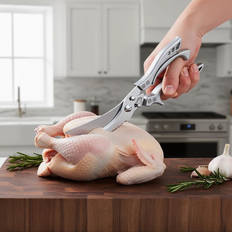 Tesoura de Cozinha de Aço Inox - Meal Prep Chicken avaliação e preço