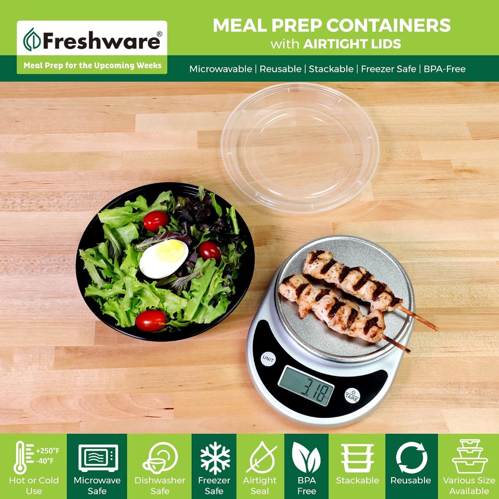 Recipientes para Preparação de - Meal Prep Containers avaliação e preço