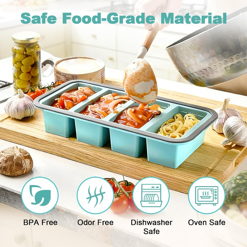 Formas de Silicone para Congel - Meal Prep Containers avaliação e preço