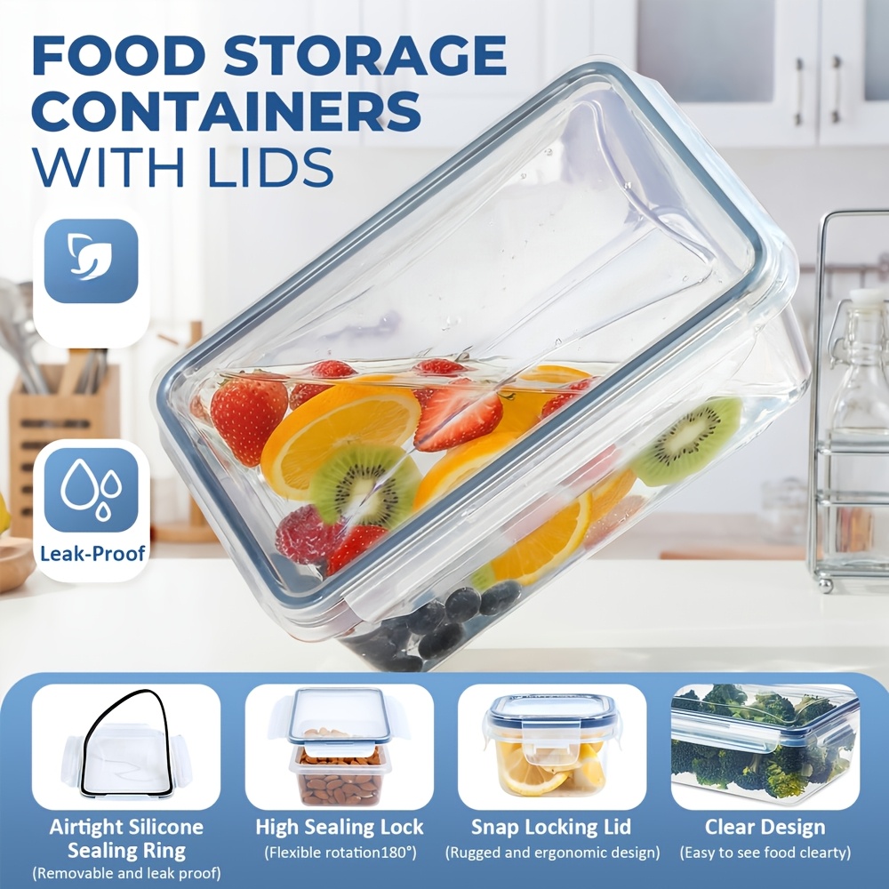 1PC Recipiente Hermético para  - Meal Prep Containers avaliação e preço