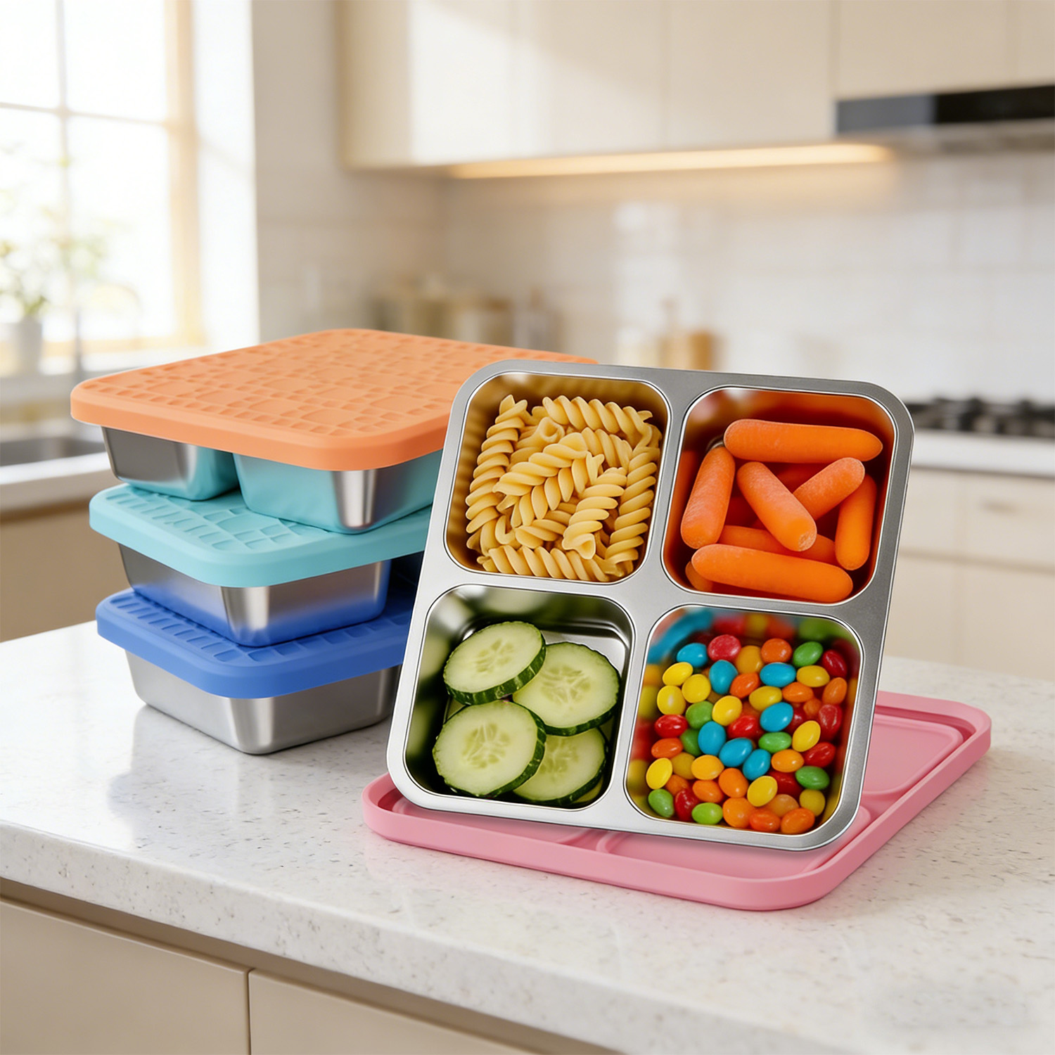 Recipiente de Almoço Dividido  - Meal Prep Containers avaliação e preço